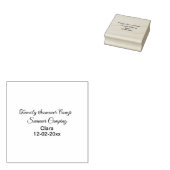 Familie camping vakantie aangepaste naam toevoegen rubberstempel (Gestempeld)