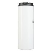 Familie camping vakantie aangepaste naam toevoegen thermosbeker (Achterkant)