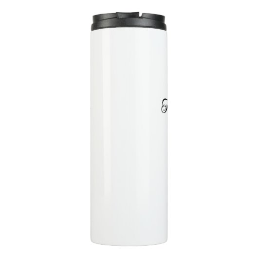 Familie camping vakantie aangepaste naam toevoegen thermosbeker (Achterkant)