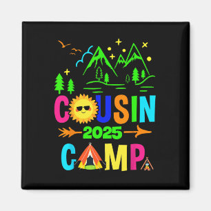 Familie Camping Zomer Vakantie Crew Neef Kamp 20 Magneet