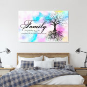 Familie Canvas Afdruk (Insitu (Slaapkamer))