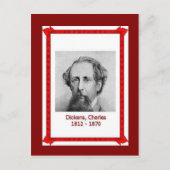 Familie, Charles Dickens 1812-1870 Briefkaart (Voorkant)