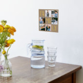 Familie Chic Multi Photo Beige Folie Afdrukken (Laag (Keuken))