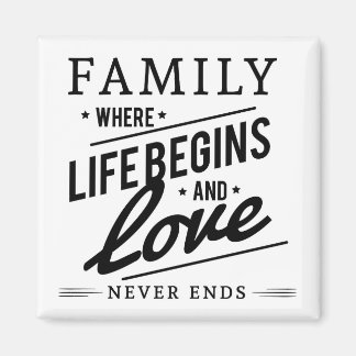 Familie citaat  magneet