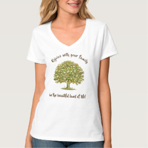 Familie citaat Vrouwelijke boomkweeboon T-shirt