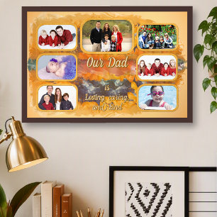Familie Collage Abstracte Zonsondergang 0612 Kunst Poster