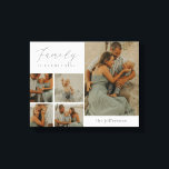 Familie Collage Rustieke Moderne Custom Wrapped Ca Canvas Afdruk<br><div class="desc">Bewaar de kostbare momenten met een gepersonaliseerd wanddecor. Het is een geweldig cadeau! Ontworpen door: Berry Berry Sweet. Bezoek onze website op berryberrysweet.com voor meer informatie over ons en onze volledige productlijnen.</div>
