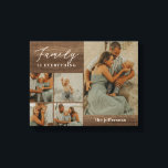 Familie Collage Rustieke Moderne Custom Wrapped Ca Canvas Afdruk<br><div class="desc">Bewaar de kostbare momenten met een gepersonaliseerd wanddecor. Het is een geweldig cadeau! Ontworpen door: Berry Berry Sweet. Bezoek onze website op berryberrysweet.com voor meer informatie over ons en onze volledige productlijnen.</div>
