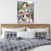 Familie Collage Yelapa Trail 821 Art Canvas Afdruk (Insitu (Slaapkamer))