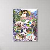 Familie Collage Yelapa Trail 821 Art Canvas Afdruk (Voorkant)