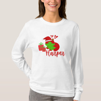 Familie collectie met kerstthema t-shirt