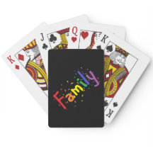 Familie Confetti regenboog op zwart