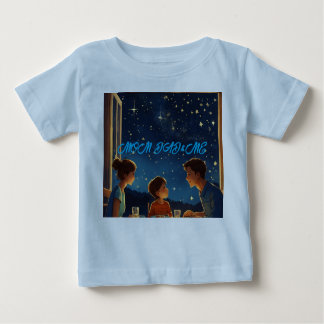 Familie Constellation T-shirt - Mam, Pa, en Starry