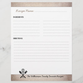 Familie Cookbook Recipe Multomap Invoegen