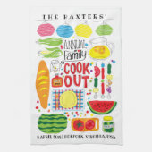 familie Cookout Kitchen Towel Memento Theedoek (Verticaal)