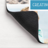 Familie Creëer herinneringen Fotocollage Muismat (Hoek)