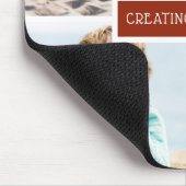 Familie Creëer herinneringen Fotocollage Muismat (Hoek)