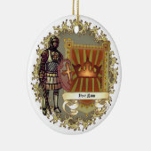 familie crest Achternaam custom ornament (Rechts)