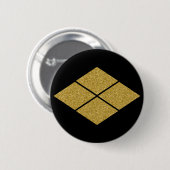 [Familie Crests] Takeda-bishi Round Button (Voorkant /achterkant)