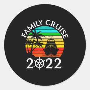 Familie Cruise 2022 Cruise Familie Matching Group Ronde Sticker