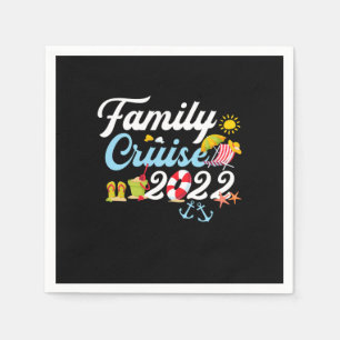 Familie Cruise 2022 Matching Family Vacation Party Servet