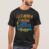 Familie cruise 2023 die herinneringen samenbrengt t-shirt (Voorkant)