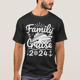 Familie Cruise 2024 Cool Grappige Familiereis Crui T-shirt