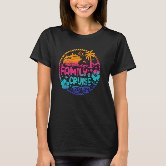 Familie Cruise 2024 T-shirt (Voorkant)