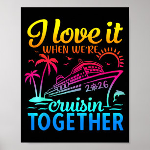 Familie Cruise 2026 Liefde Als We Samen Cruisen Poster