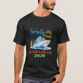 Familie Cruise Bahama's 2024 Squad Matching Vakant T-shirt (Voorkant)