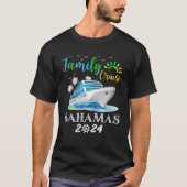 Familie Cruise Bahama's 2024 Squad Matching Vakant T-shirt (Voorkant)