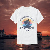 Familie Cruise Blues Personaliseren T-shirt