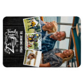 Familie Cruise Keepsake & Custom 4 Fotolijsten Magneet (Horizontaal)