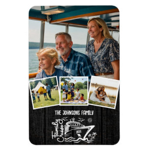 Familie Cruise Keepsake & Custom 4 Fotolijsten Magneet