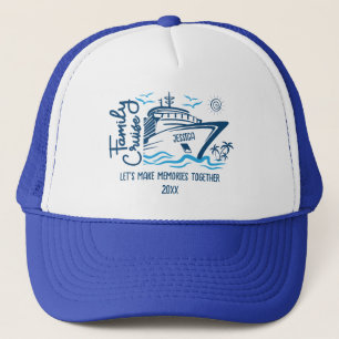 Familie Cruise Laten we herinneringen & aangepaste Trucker Pet