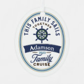  familie cruise Ornament (Voorkant)