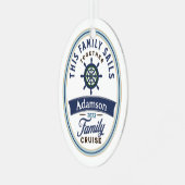  familie cruise Ornament (Voorkant links)