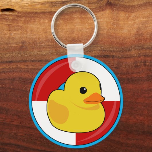 Familie Cruise Rubber Ducky Sleutelhanger (Voorkant)