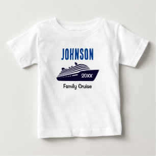 Familie Cruise Schip Baby Meisje Jongen T-shirt