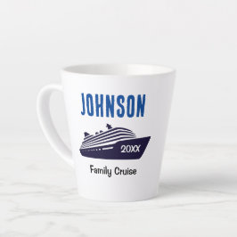 Familie Cruise Schip Later Mok Zeilen Cadeau