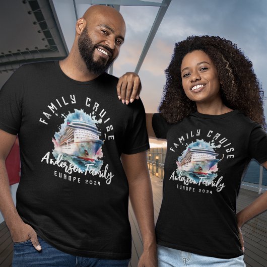 Familie Cruise Shirten matching vakantie outfits T-shirt