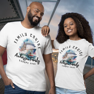 Familie Cruise Shirten matching vakantie outfits T-shirt