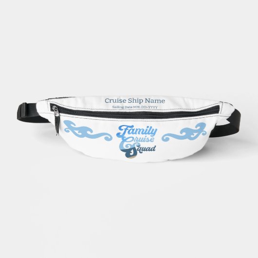 Familie Cruise Squad Heuptasje (Voorkant)