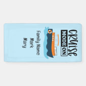 Familie Cruise Squad Reisvakantie Spandoek (Horizontaal)