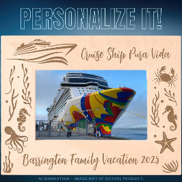 Familie Cruise Vakantie Laser gegraveerd