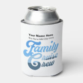 Familie cruisebemanning blikjeskoeler (Blikje Voorkant)