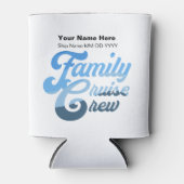 Familie cruisebemanning blikjeskoeler (Voorkant)