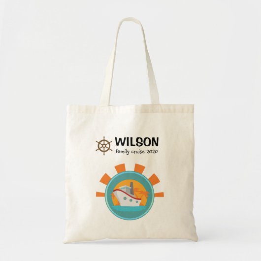 Familie cruiseseizoen reizen Keepomwille Tote Bag (Voorkant)