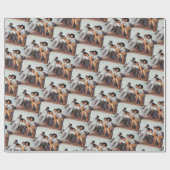 Familie Custom Afbeelding Wrap, Custom Photo Gift  Cadeaupapier (Vlak)