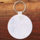 Familie Custom Foto met Elegante Turquoise Mandala Sleutelhanger (Achterkant)